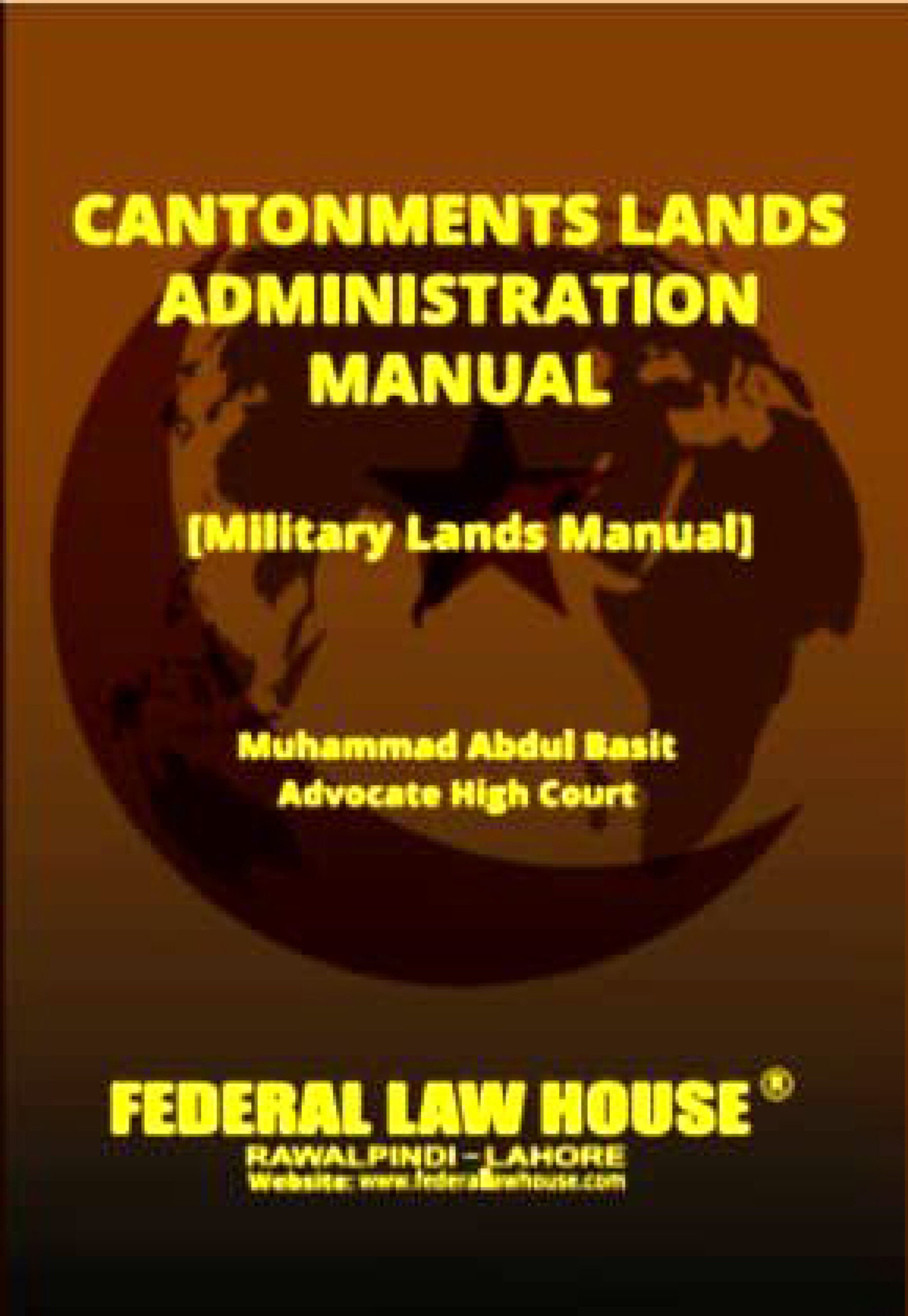 Cantonments Lands Admnistration Manual