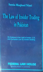 The Law Of Insider Trading In Pakistan