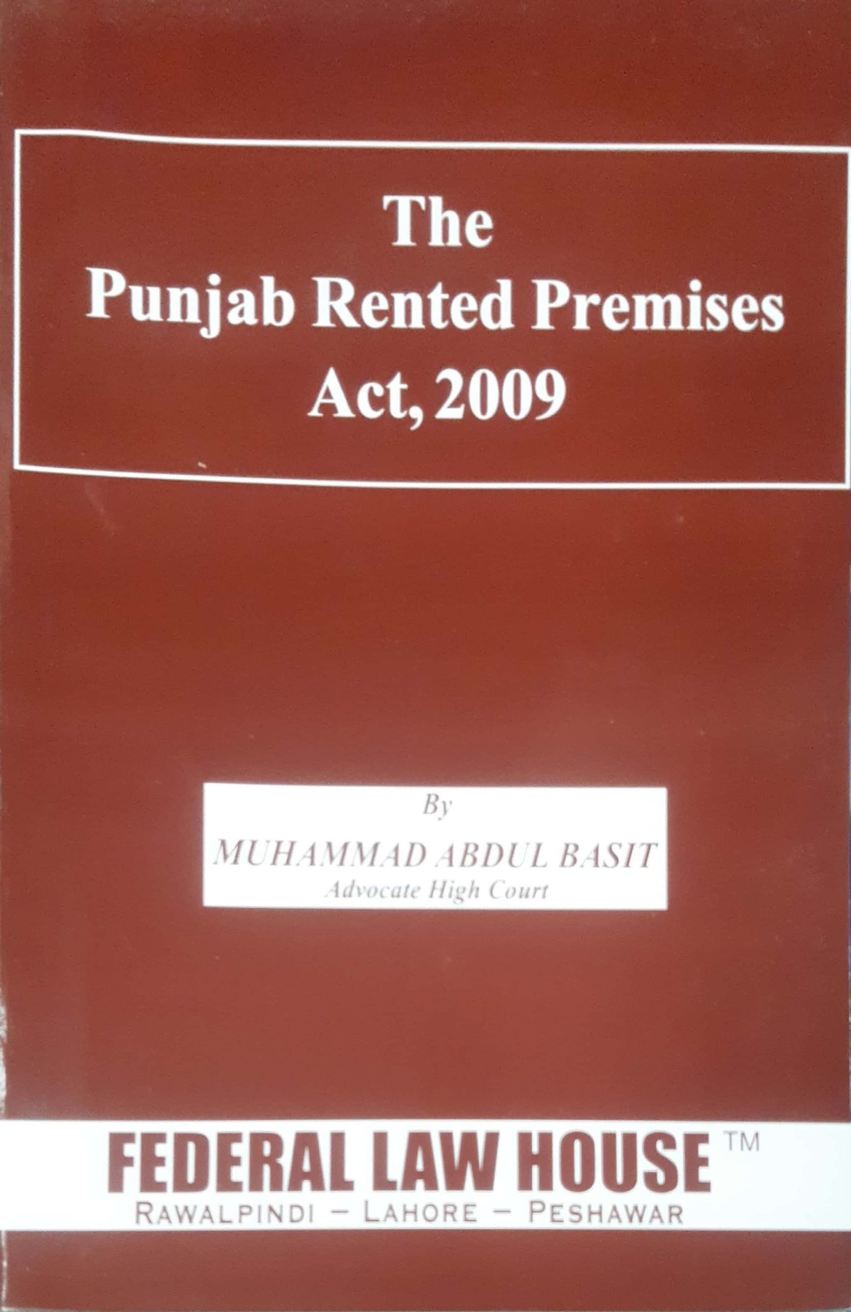 The Punjab Rented Premises Act, 2009