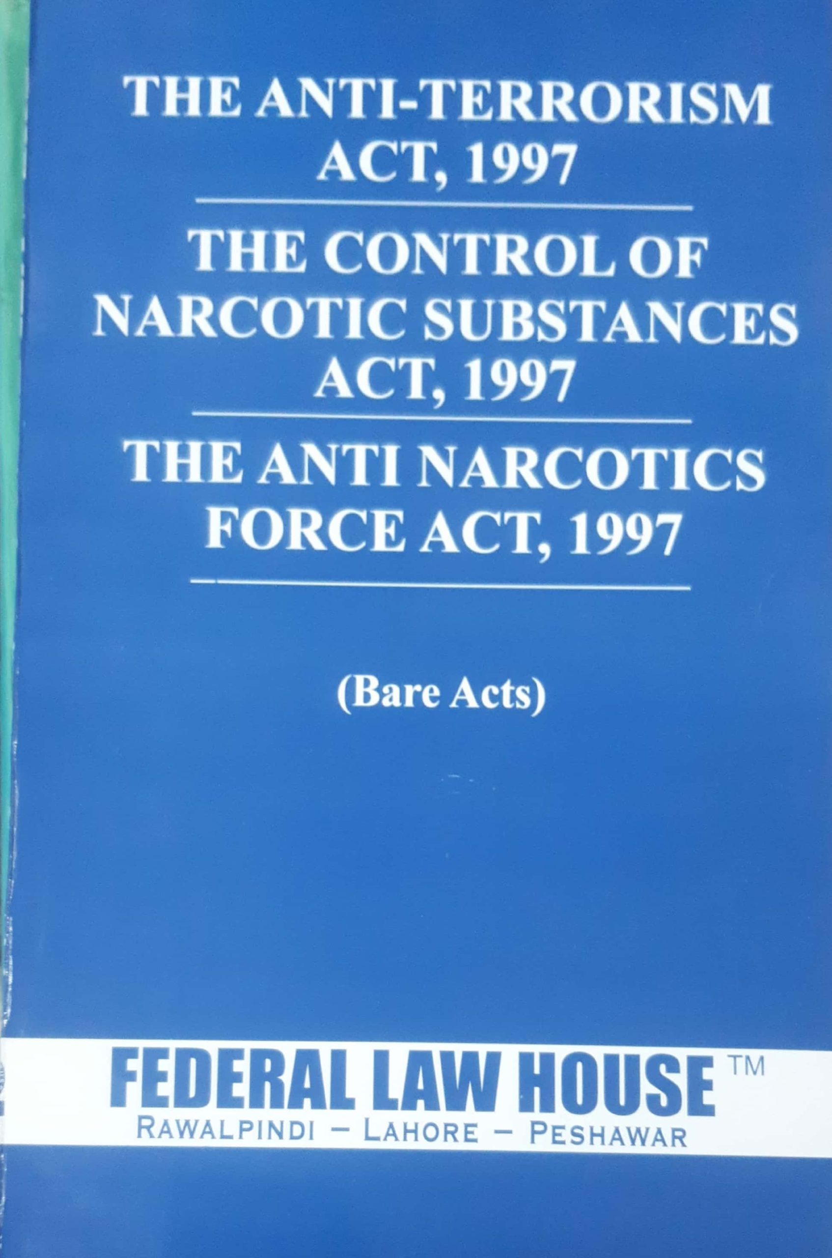 The Anti-Terrorism Act, 1997 (Bare Act)