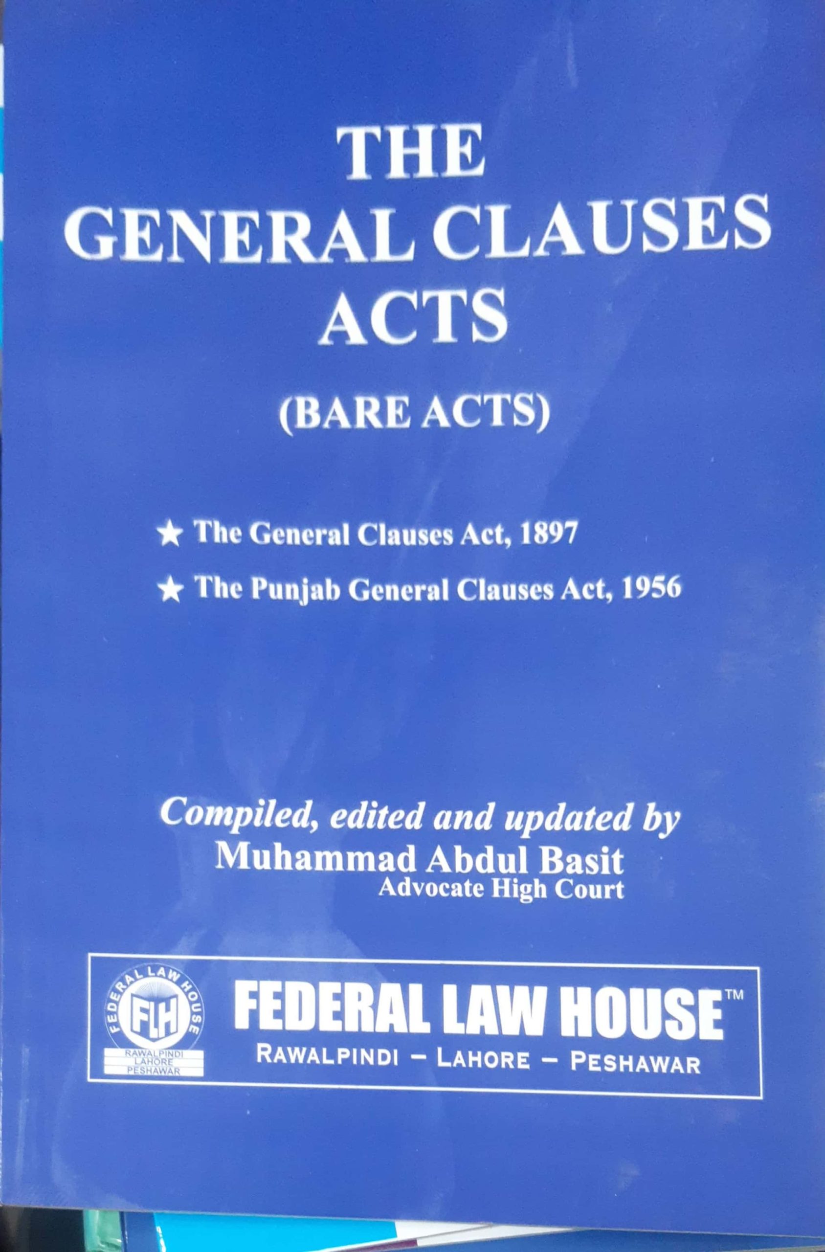 The General Clauses Acts (Bare Act)