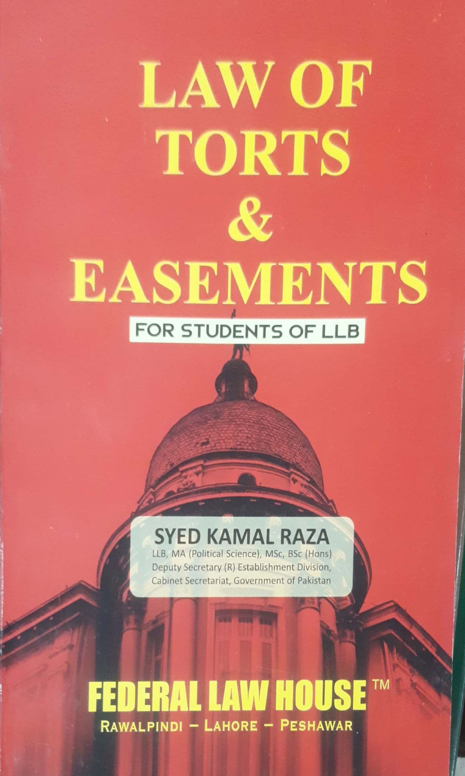 Laws Of Torts And Easements