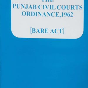 The Punjab Civil Courts Ordinance,1962 (Bare Act)