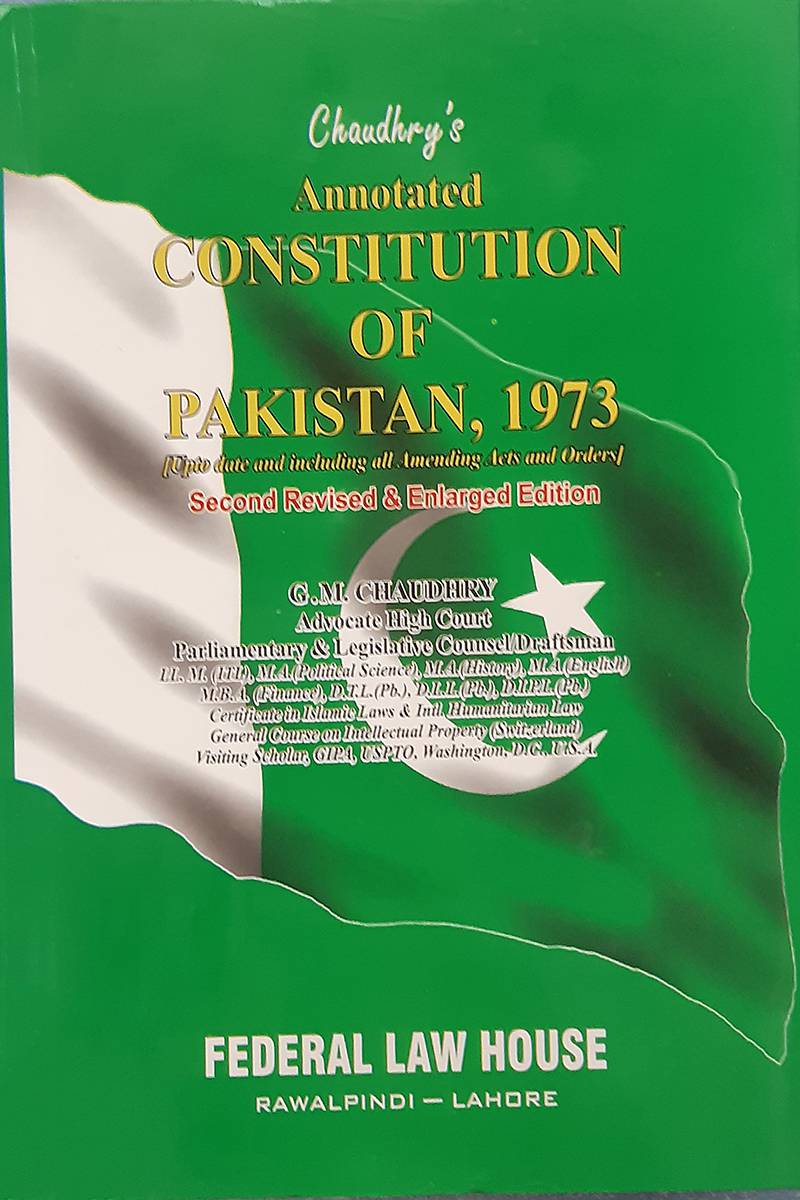 Annotated Constitution of Pakistan, 1973