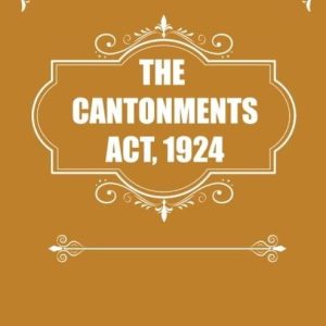 Cantonments Act ,1924