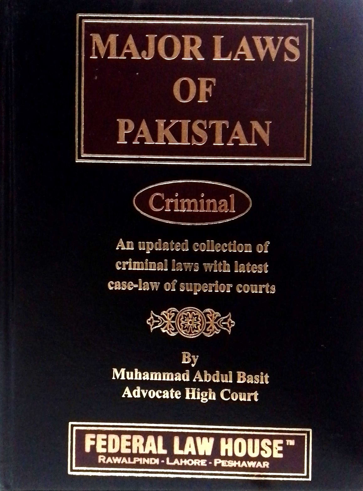 Major Laws Of Pakistan