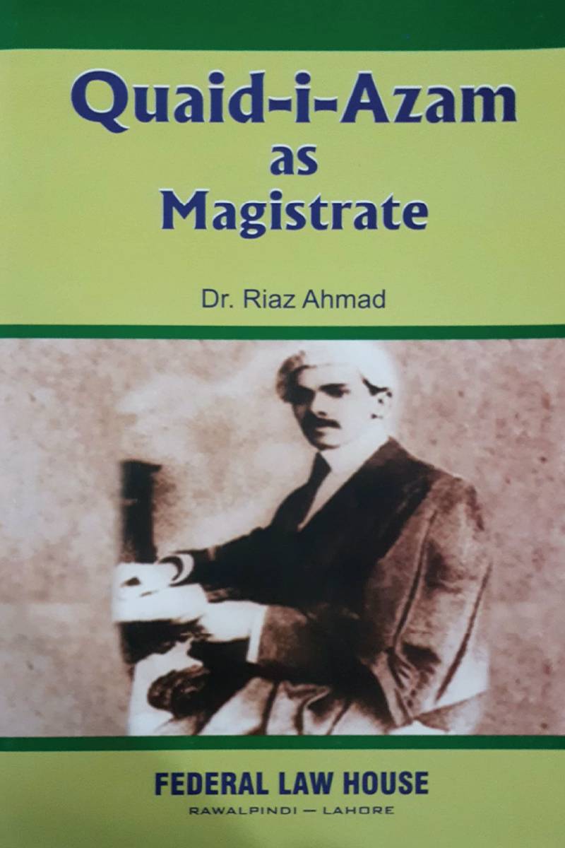 Quaid-e-Azam as Magistrate