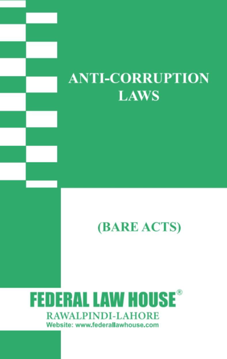 ANTI-CORRUPTION LAWS (BARE ACTS)