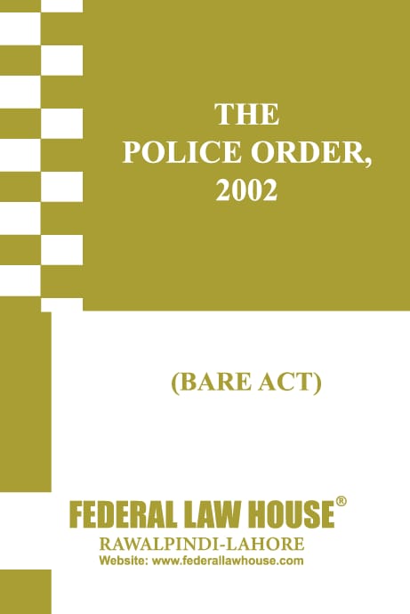 THE POLICE ORDER, 2002  (BARE ACT)