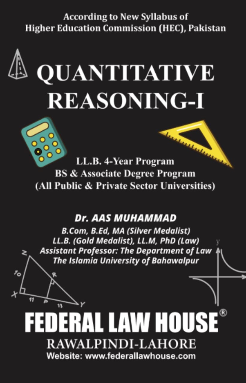 Quantitative Reasoning-I (HEC New Syllabus) | LL.B & BS Programs