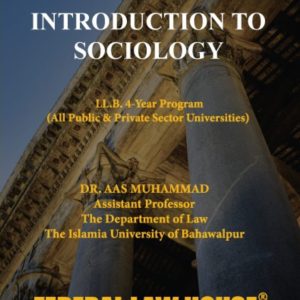Introduction to Sociology for LL.B. 4-Year Program