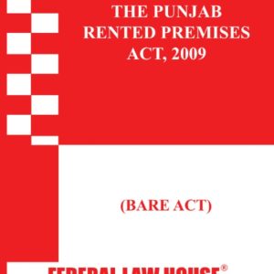 The Punjab Rented Premises Act, 2009 (Bare Act)