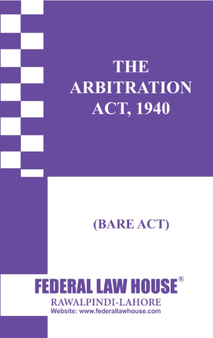 The Arbitration Act, 1940 (Bare Act)