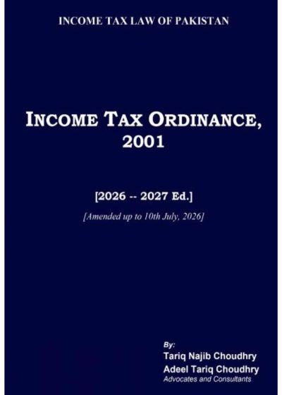 INCOME TAX ORDINANCE, 2001